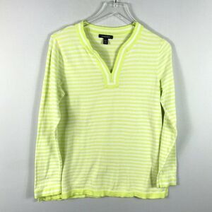 Lands End Womens Split V-Neck Tunic Sweater